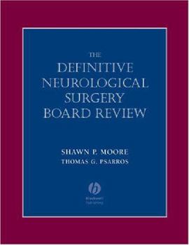 Paperback The Definitive Neurological Surgery Board Review Book