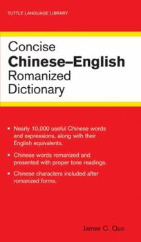 Paperback Concise Chinese-English Romanized Dictionary Book
