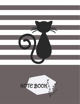 NOTEBOOK: This Notebook Lined pages cute cartoon cover Extra large (8.5 x 11) inches, 110 pages.
