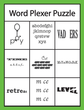 Paperback Word Plexer Puzzle: Rebus Puzzles Word or Phrase Fun and Challenge Game Book