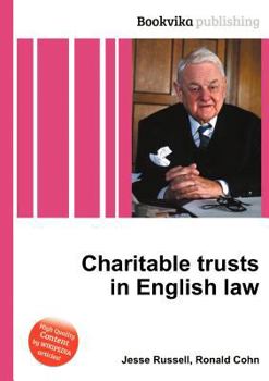 Paperback Charitable Trusts in English Law Book