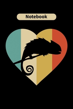 Notebook: Chameleon Animal Lover Gift Diary | Blank Date & Blank Lined Notebook Journal | 6x9 Inch 120 Pages White Paper