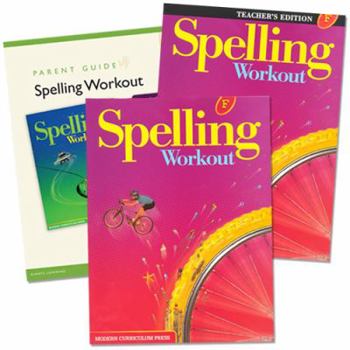 Spelling Workout Homeschool Bundle Level F Copyright 2002 - Book  of the Modern Curriculum Press ~ Spelling