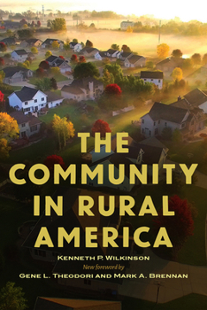 Paperback The Community in Rural America Book