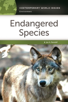 Hardcover Endangered Species: A Reference Handbook Book