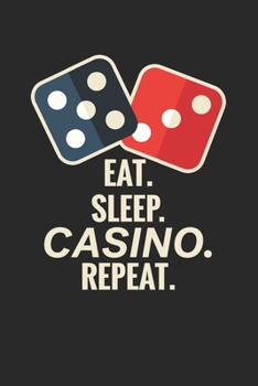 Paperback Eat. Sleep. Casino. Repeat.: Photography Photo Quote Book