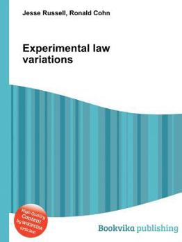 Paperback Experimental Law Variations Book