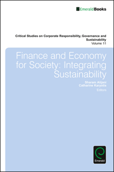 Hardcover Finance and Economy for Society: Integrating Sustainability Book