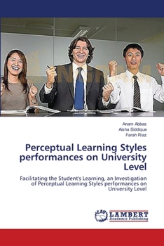 Paperback Perceptual Learning Styles performances on University Level Book