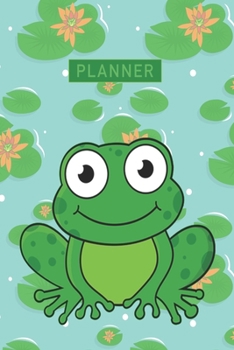 Paperback Planner: Cool Frog 1 Year Daily Planner (12 Months) - 2020 - 2021 - 365 Pages for Planning - January 20 - December 20 - Appoint Book