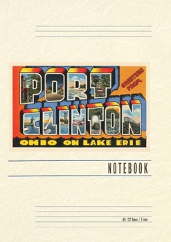 Paperback Vintage Lined Notebook Greetings from Port Clinton Book