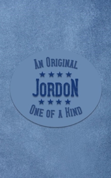 Paperback Jordon: Personalized Writing Journal for Men Book
