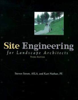 Hardcover Site Engineering for Landscape Architects Book