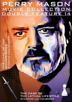 DVD Perry Mason Double Feature: Case Of The Wicked Wives / Lethal Lifestyle Book
