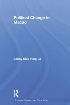 Paperback Political Change in Macao Book