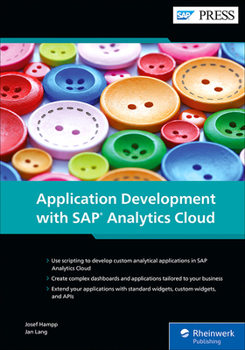 Hardcover Application Development with SAP Analytics Cloud Book