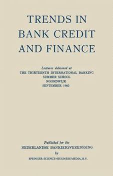 Paperback Trends in Bank Credit and Finance Book