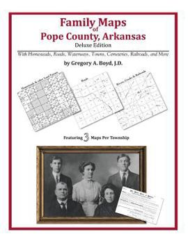 Paperback Family Maps of Pope County, Arkansas Book