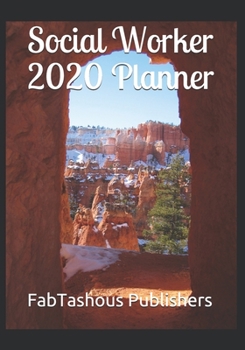 Paperback Social Worker 2020 Planner Book