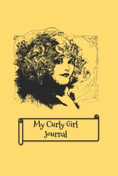 Paperback Curly Hair diary - vintage design: CGM journal Book