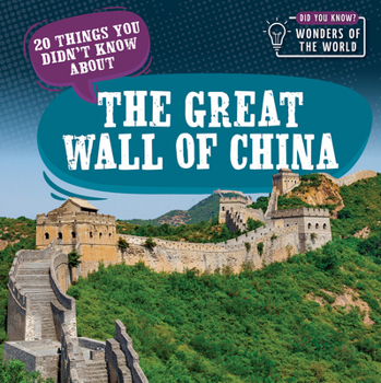 Library Binding 20 Things You Didn't Know about the Great Wall of China Book