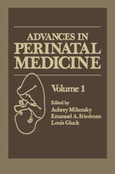 Paperback Advances in Perinatal Medicine: Volume 1 Book