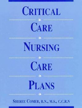 Paperback Critical Care Nursing Care Plan Book
