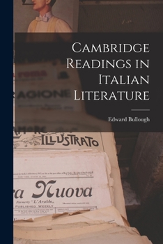 Paperback Cambridge Readings in Italian Literature Book