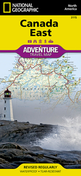 Canada East (National Geographic Adventure Map)