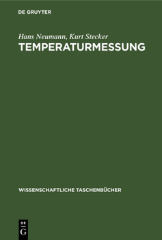 Hardcover Temperaturmessung [German] Book