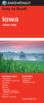 Map Rand McNally Easy to Read! Iowa State Map Book