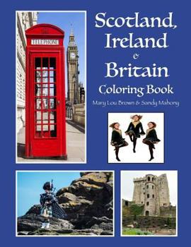 Paperback Scotland, Ireland & Britain Coloring Book