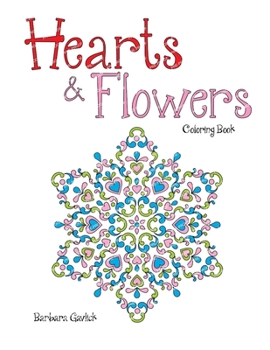Paperback Hearts & Flowers: Coloring Book