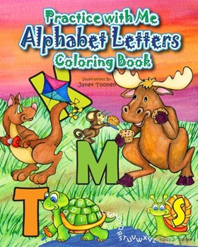 Paperback Practice with Me Alphabet Letters Coloring Book