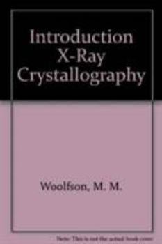 Paperback Introduction X-Ray Crystallography Book