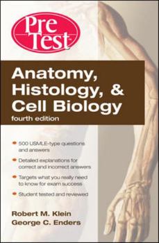 Paperback Anatomy, Histology, & Cell Biology: Pretest Self-Assessment & Review, Fourth Edition Book