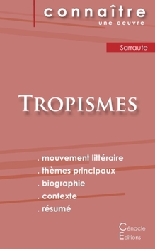 Paperback Fiche de lecture Tropismes de Nathalie Sarraute (Analyse littéraire de référence et résumé complet) [French] Book
