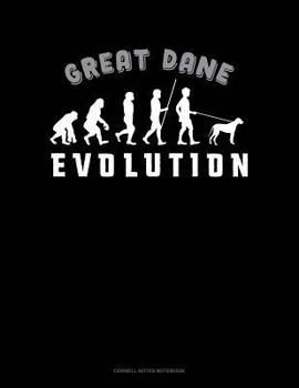 Paperback Great Dane Evolution: Cornell Notes Notebook Book