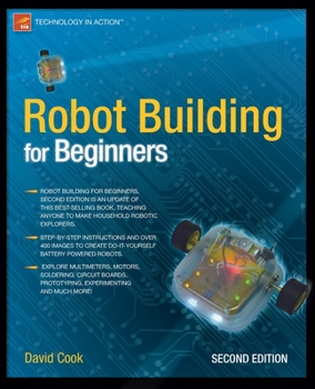 Paperback Robot Building for Beginners Book