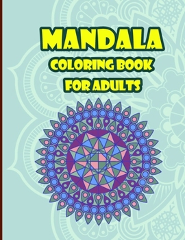 Paperback mandala coloring book for adults: 30 amazing stress relieving designs Book