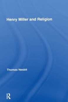 Paperback Henry Miller and Religion Book