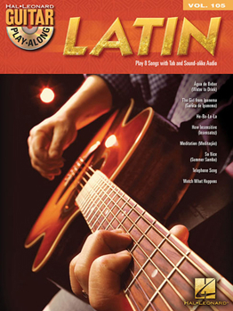 Paperback Latin: Guitar Play-Along Volume 105 Book