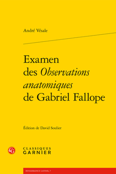 Paperback Examen Des Observations Anatomiques de Gabriel Fallope [French] Book