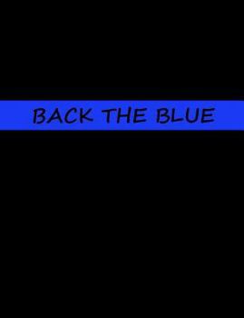 Paperback Back the Blue Composition Book