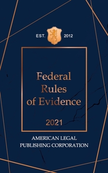Paperback Federal Rules of Evidence 2021 Book