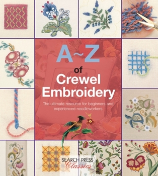 Paperback A-Z of Crewel Embroidery Book