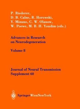 Paperback Advances in Research on Neurodegeneration Book