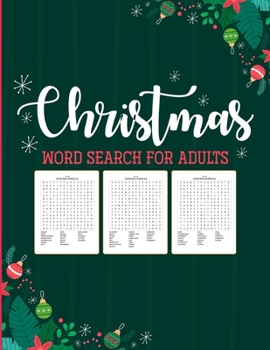 Paperback Christmas Word Search For Adults: Puzzle Book | Holiday Fun For Adults and Kids | Activities Crafts | Games Book