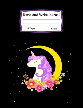 Paperback Draw And Write Journal: Primary Composition Half Page for drawing and other half for writing story -110 pages large (8.5" x 11" Notebook), Lea Book