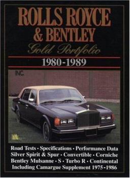 Paperback Rolls-Royce and Bentley 1980-1989 Gold Portfolio Book